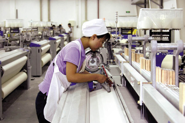 海藻酸鈉在經紗上漿的作用