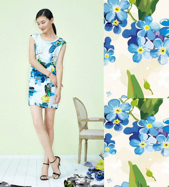 數碼印花省墨的方法