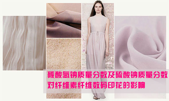 碳酸氫鈉質量分數(shù)及硫酸鈉質量分數(shù)對纖維素纖維數(shù)碼印花的影響