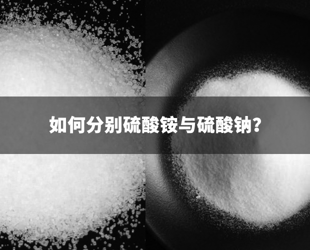 如何分別硫酸銨與硫酸鈉?